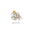 happy birthday - birthday elephant - handmade card