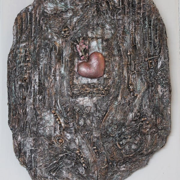 Boho chic wall art 'heart of the forest' 
