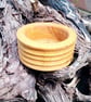 Beech Wood Small bowl with grooves. - Image 5