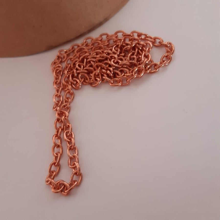 Add on 20 inch long copper chain