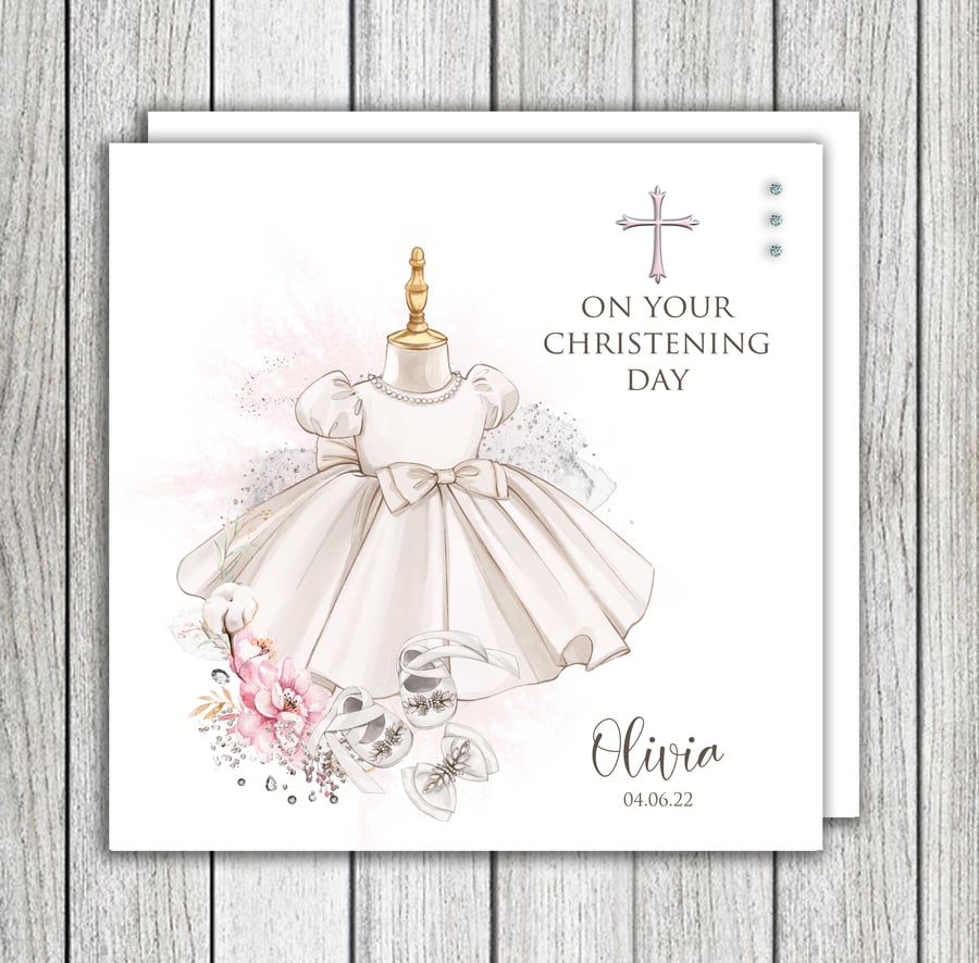 On Your Christening Day - Pink