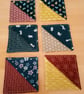 Japanese Fabric Corner Bookmarks 