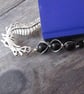 Dragon Bookmark, Black Agate Wire Wrapped Bookmark - Image 3