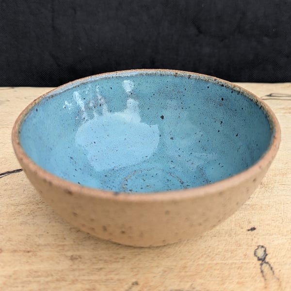 Green speckled nibble bowl
