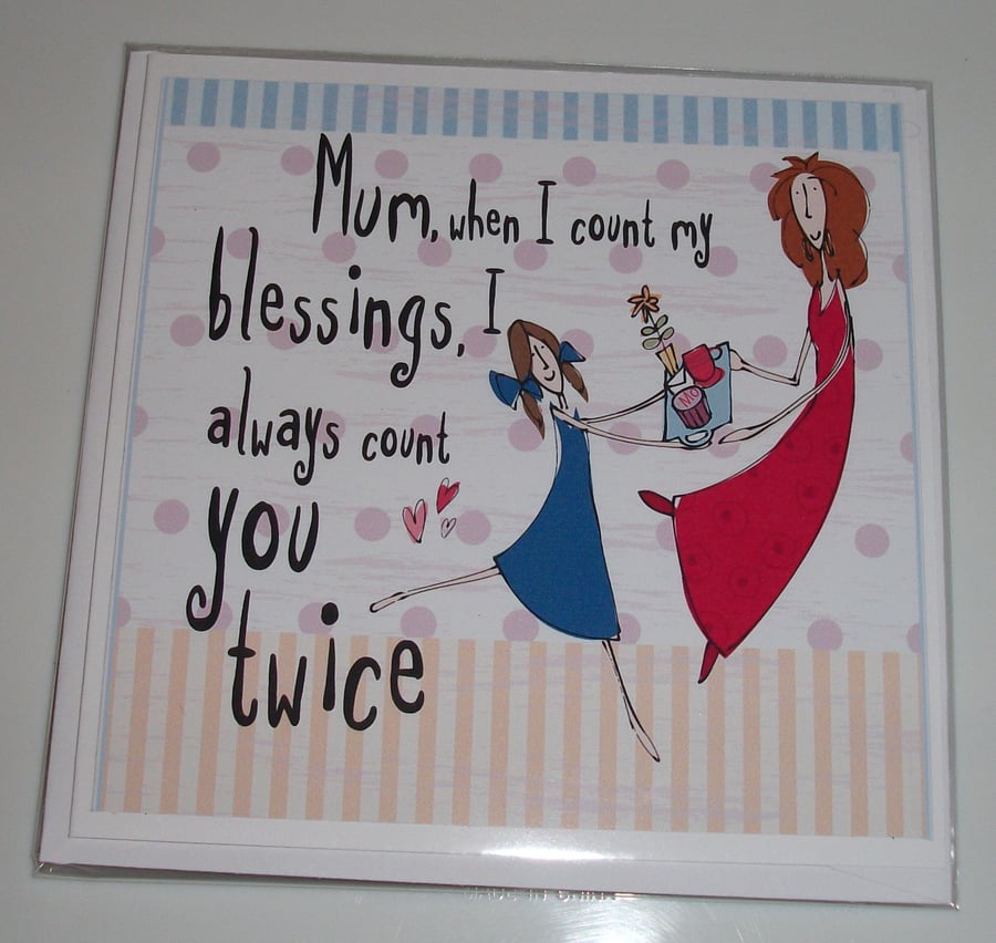 Mother's day card, Born to shop