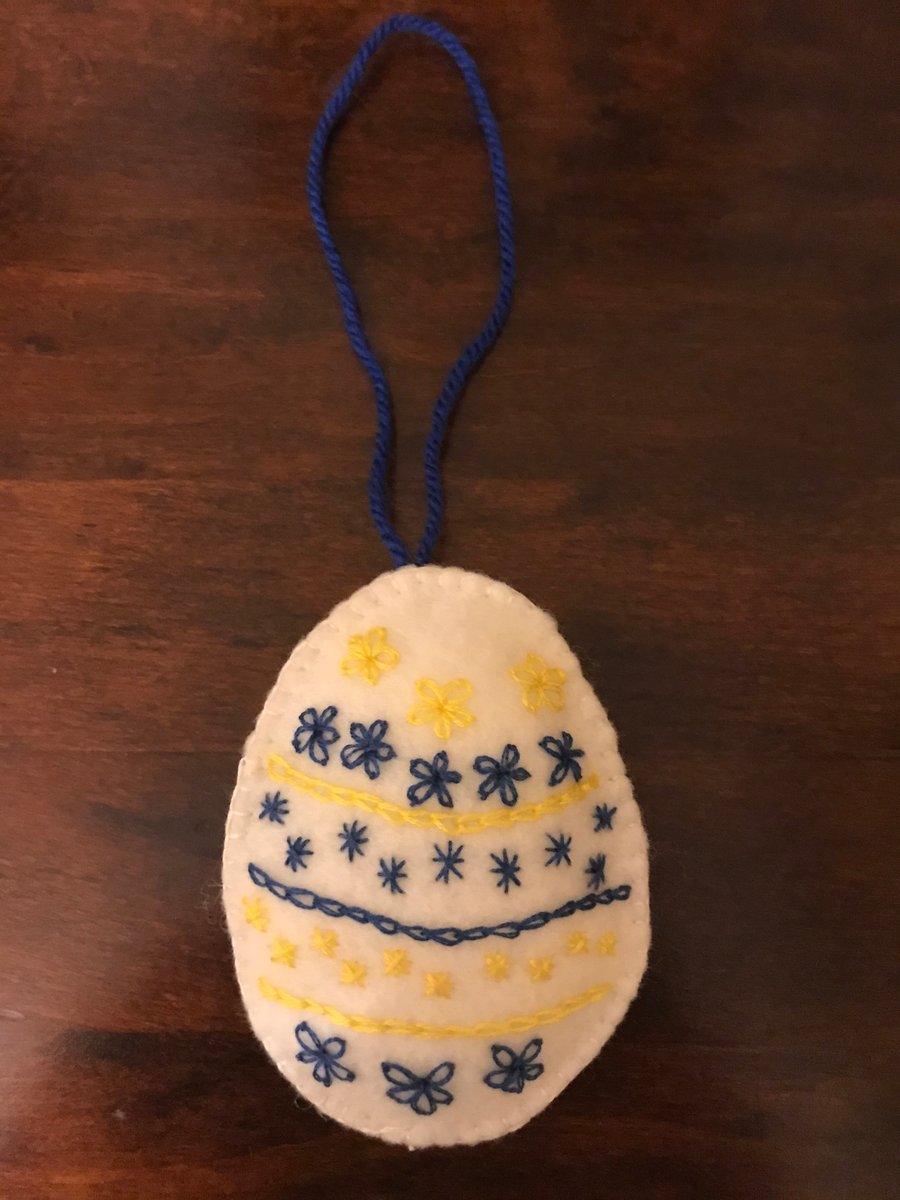 Felt Easter Egg  Hanging Decoration