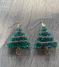 Christmas tree earrings  - Image 3