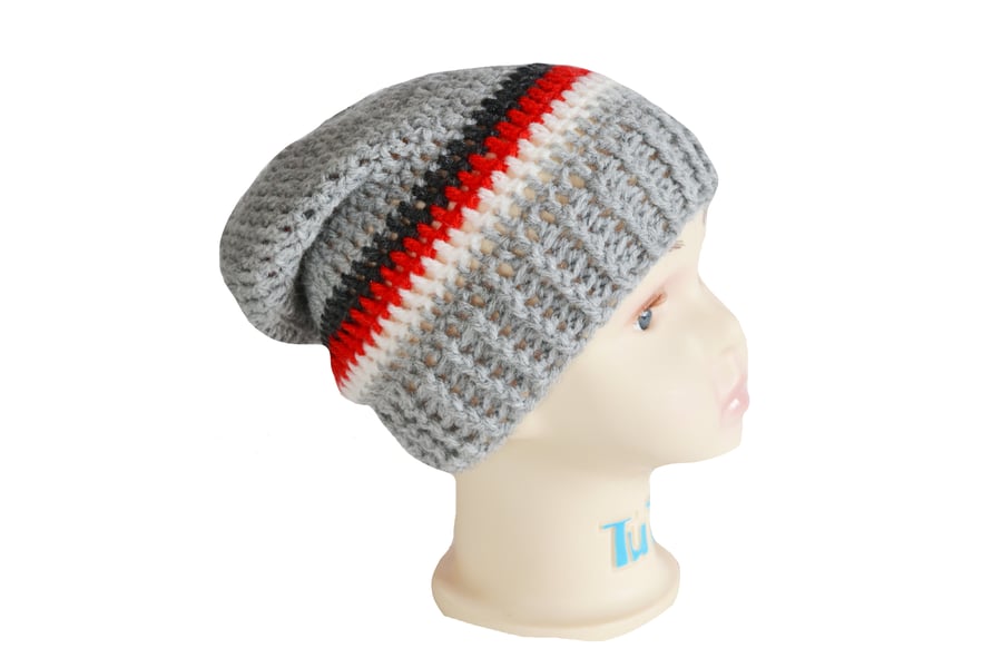 Boys Slouch Beanie Hat, 6 Months - 12 Months HaT