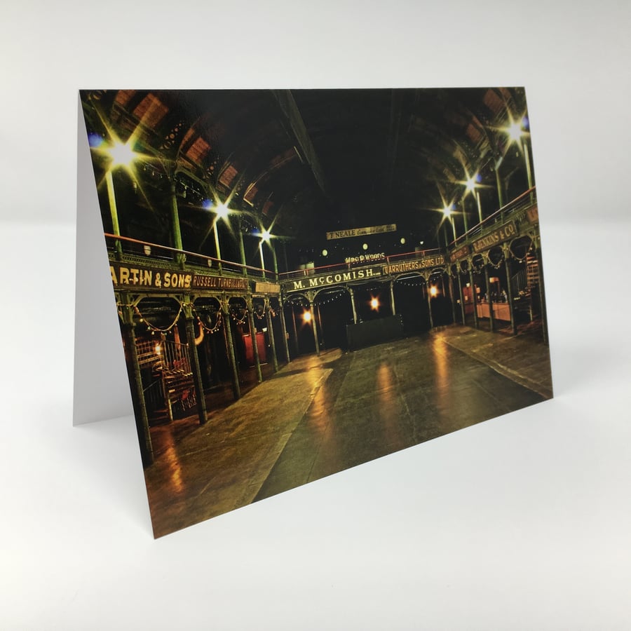 The Old Fruitmarket, Glasgow BLANK GREETING CARD