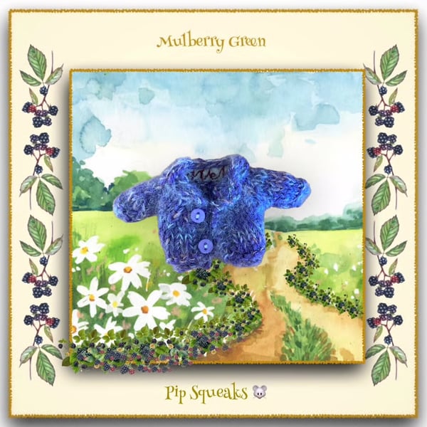 Pip Squeaks’ Fluffy Purple Cardigan 