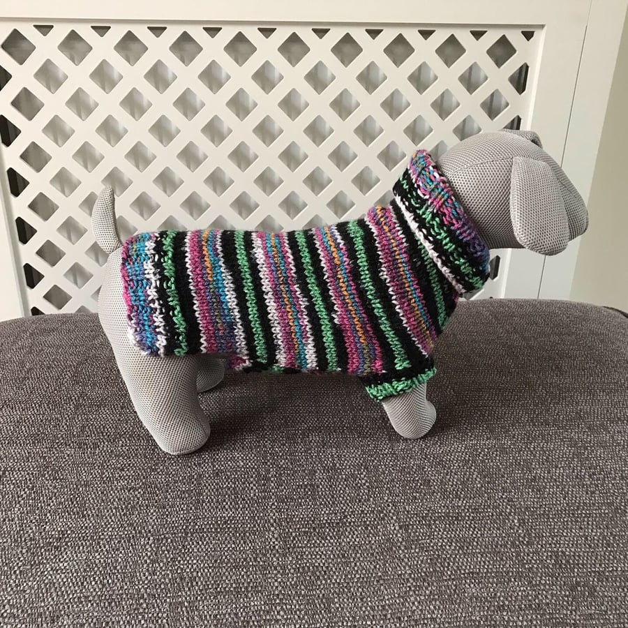 Dog Jumper - Ideal for an XS or Chihuahua sized Dog - Roll Neck