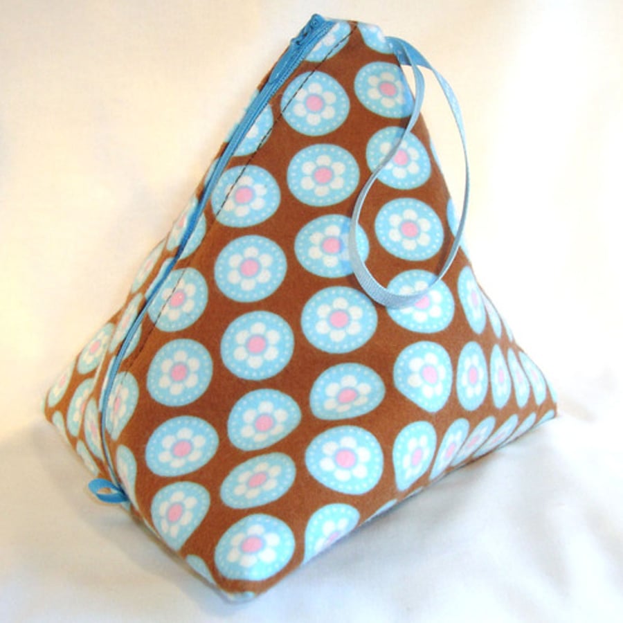 Knitting Pouch- Pyramid Style- Marshmallow