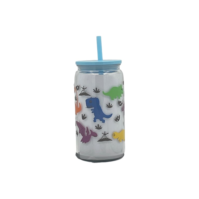 Colourful Dinosaur Tumbler