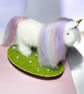 Felted unicorn