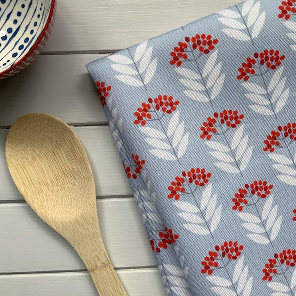 Elderberry Mini Pattern Tea Towel - Perfectly Imperfect