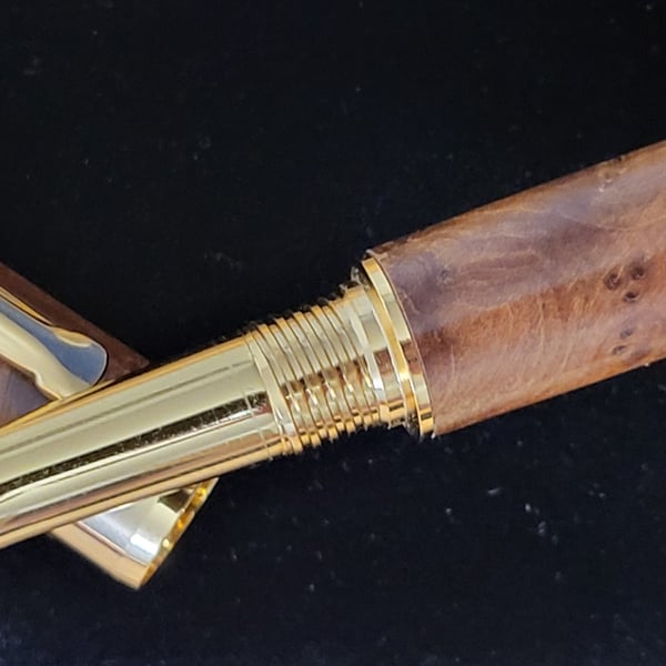 Handmade Thuya Burr Fountain Pen