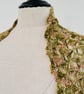 Handmade Crochet Shawl: Silk and Merino Blend with Toho Glass Beads