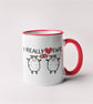 I Really Love Ewe Valentines Mug, Gift Idea, Funny Joke Present For Him Or Her  - Image 5