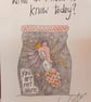 Small Prophets inspired original drawing measures 15cm by 21cm 