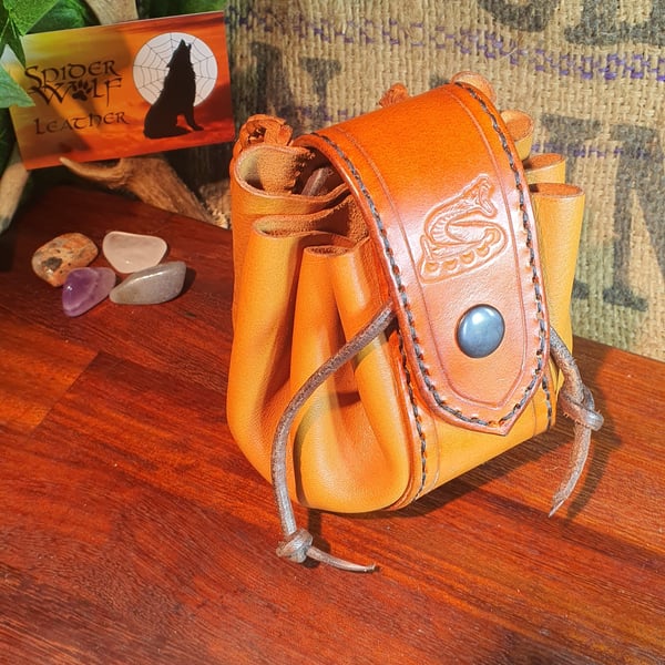 leather Viking bag