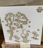 Japanese Greeting Card. Blank Japanese Inspired Greetings Card. - Image 3