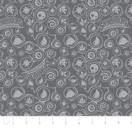 Fat Quarter Skylanders Icons Grey 100% Cotton Quilting Sewing Fabric