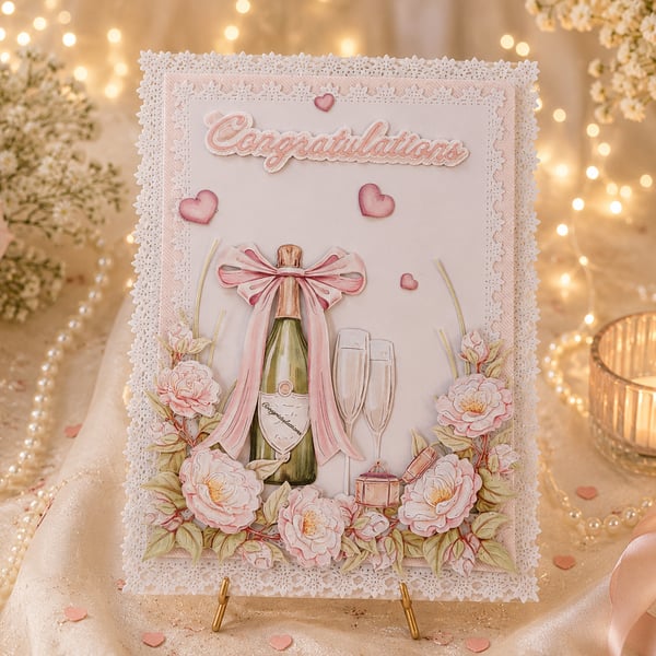 Handmade Engagement Card, Celebrations,  