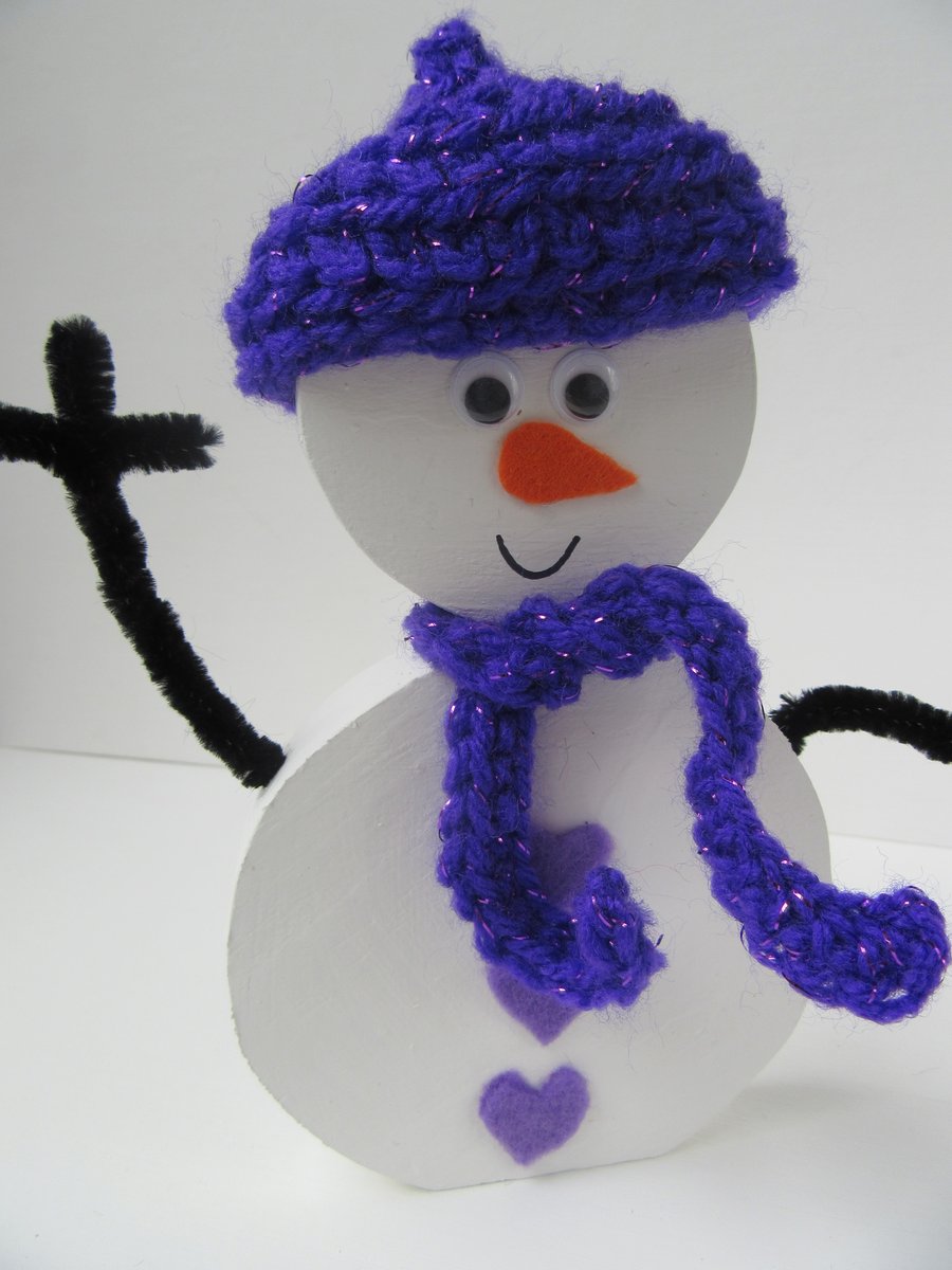 Snowman personalised Christmas decoration