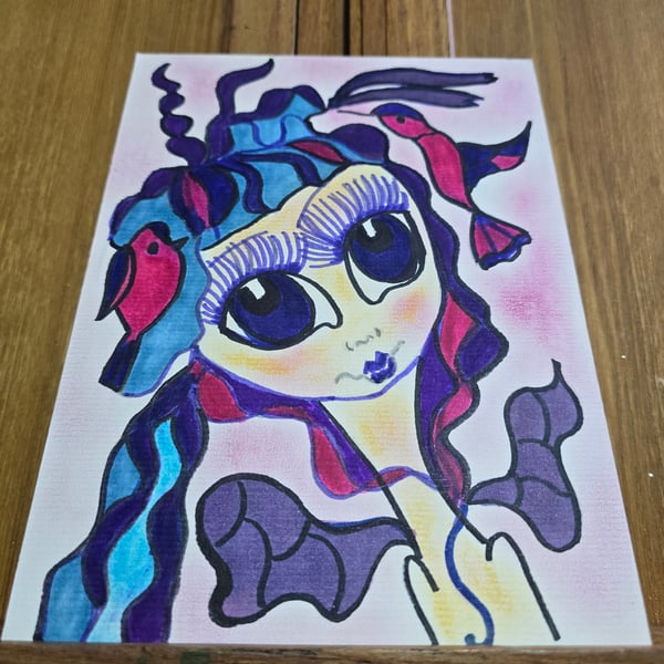 Fairy Canvas Drawing 