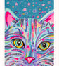 Colourful Cat Original Painting