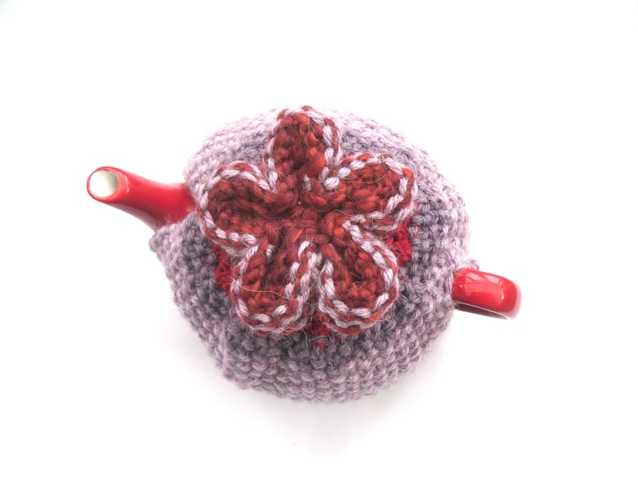 Hand knit chunky knit Tea Pot Cosy