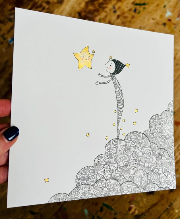 The Wish  - Unframed original illustration