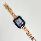 Gold Apple band watch