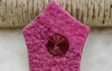 Magenta and pink inspired brooches