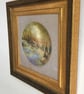 Bluebell Cottage. Handpainted bone china coupe plaque  - Image 5