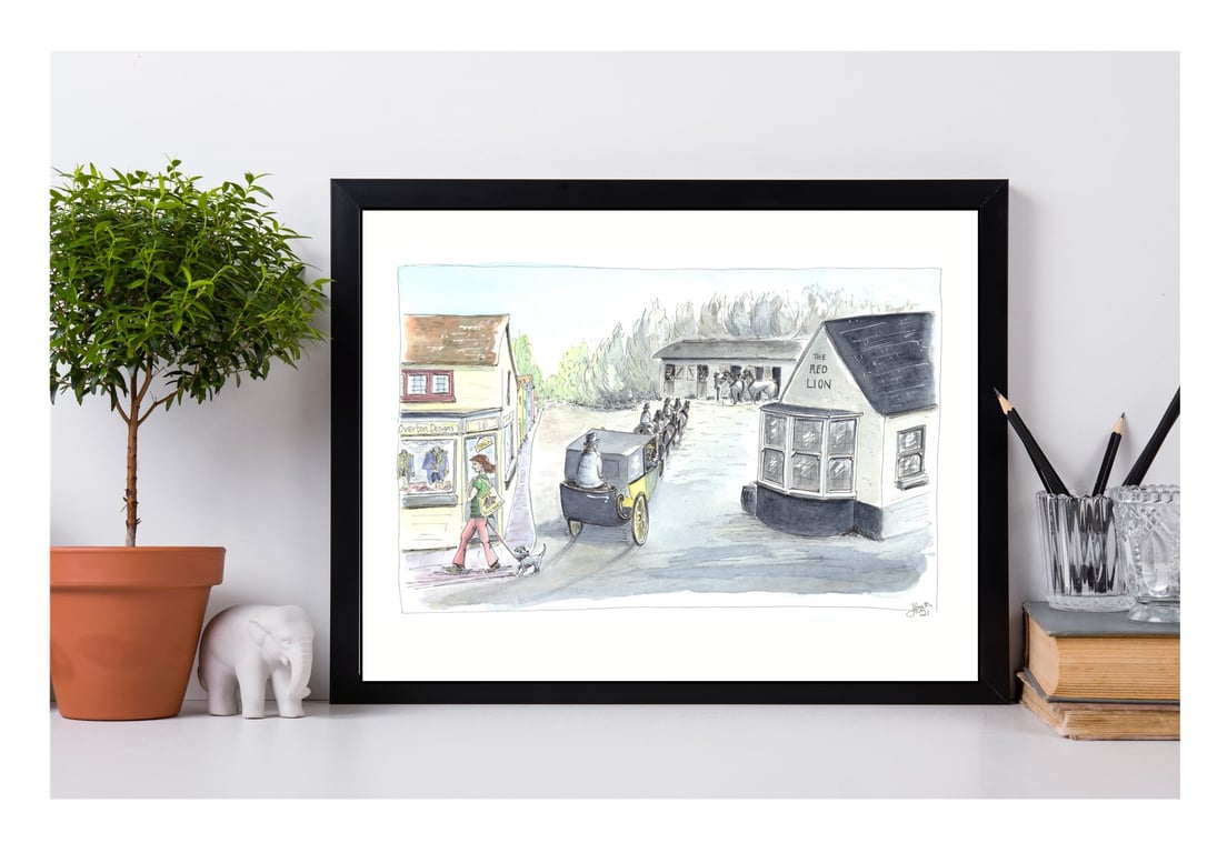 "...a moment's time may not be lost" Giclee Art Print