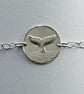 Whale Tail Engraved Sterling Silver Coin Bracelet - Image 10