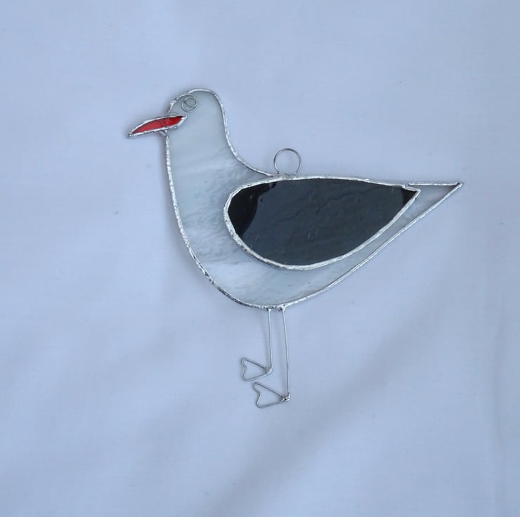 Stained Glass Seagull Suncatcher Folksy