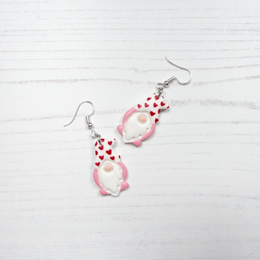 Hearts Gonk Earrings, Valentine's Day