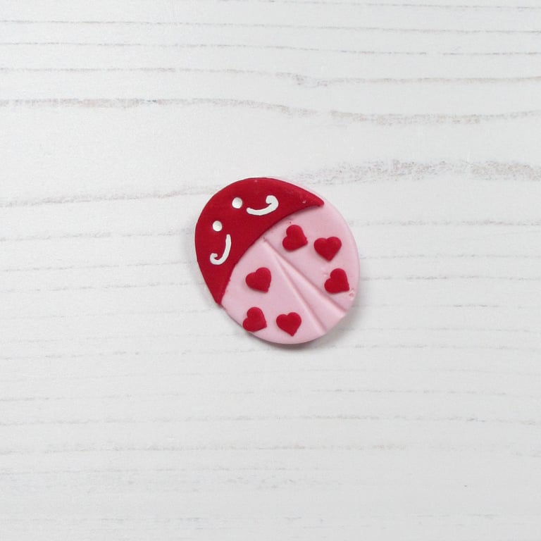 Love bug brooch pin Valentine's Special