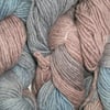 50g Hand-dyed 100% Wool  DK Dusky Pastels