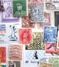 Vintage postage stamps for junk journals, decoupage, collaging and collecting - Image 2