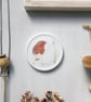 Robin and Snowdrop mini wall plate  - Image 2