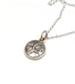Silver mermaid money coin pendant  - Image 1