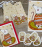 Blank Greetings Card, Timothy Card, Flower Art Card, Autumnal Card - Image 3