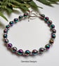 Designer Rainbow Heamotite Bracelet  - Image 5