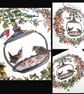A Luxury Christmas Garden Bird Garland – Handmade Card  - Image 3