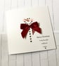 Personalised Snowman Christmas Card Merry Christmas Daughter Son Granddaughter - Image 2