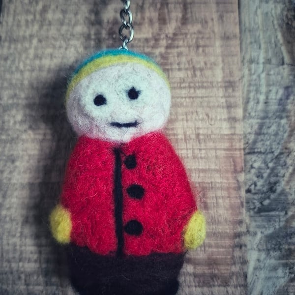 Handmade Felt Character Keyring – Cartoon Inspired – Nostalgic 90s