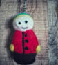 Handmade Felt Character Keyring – Cartoon Inspired – Nostalgic 90s